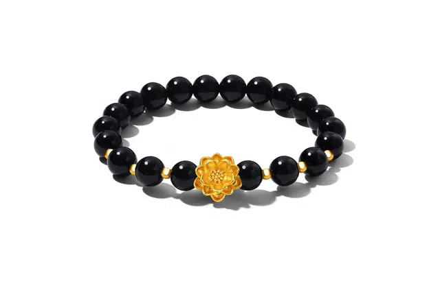 克拉日记 好运莲莲荷花小众设计感 琉璃 手串 男女同款情侣款