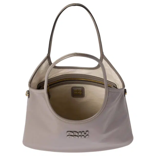Miu Miu Ivy Tote Bag Gray