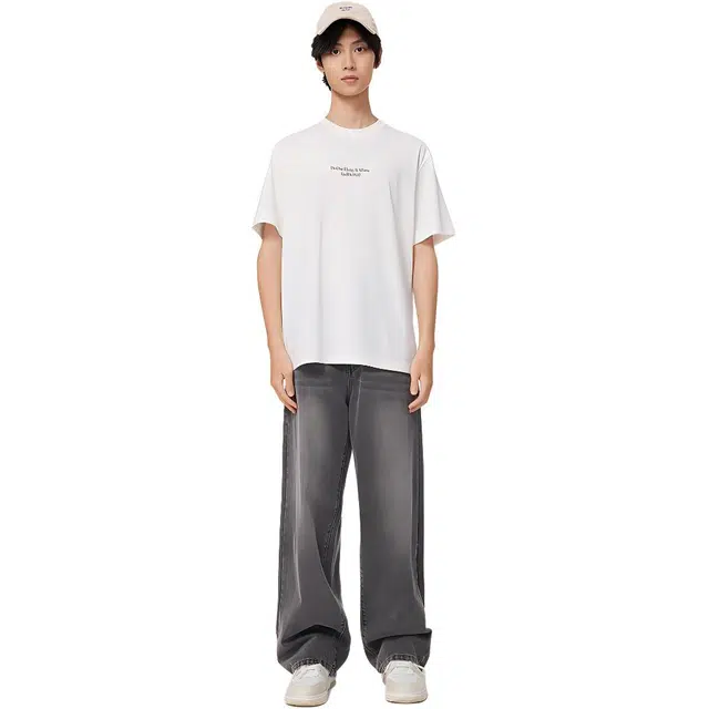 美特斯邦威 时尚简约舒适牛仔裤 男款