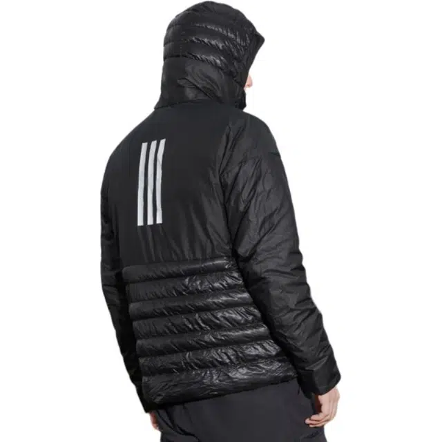 adidas Myshelter Down Hooded Jacket Logo