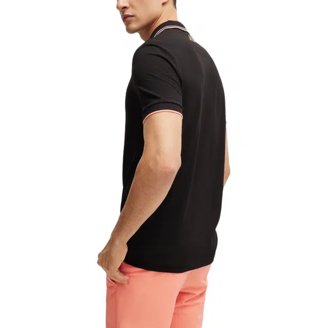 HUGO BOSS Polo Shirt With Contrast Logos Polo