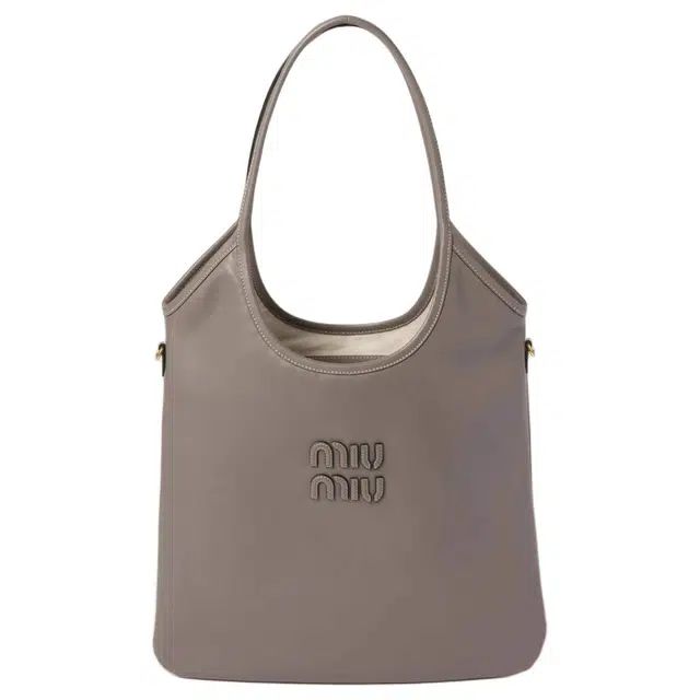 Miu Miu Ivy Tote Bag Gray