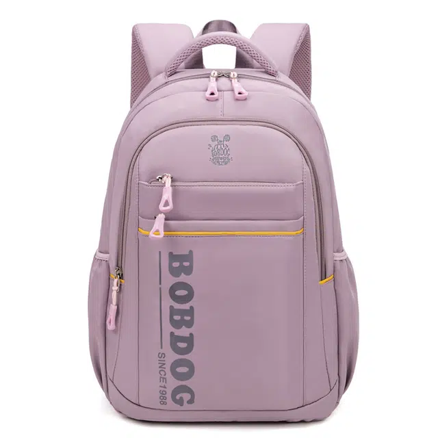 巴布豆 简约舒适减负 聚酯纤维 双肩包 常规 女款 多色