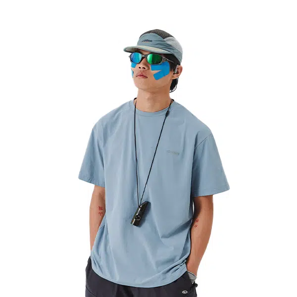 NOTHOMME Blue Water Print T-Shirt