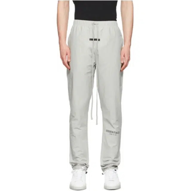 Fear of God Essentials FW21 Track Lounge Pants GreenConcrete Logo