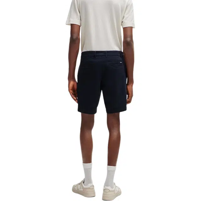 HUGO BOSS Regular-Fit Regular-Rise Shorts In Stretch Cotton