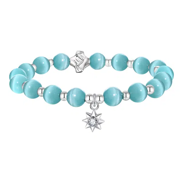 恋朵 优雅 小太阳 仿猫眼石 手串 女款