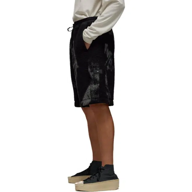Y-3 FLEECE SHORTS
