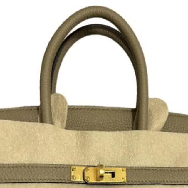 HERMES Birkin 25 Togo 8Q BEIGE MARFA
