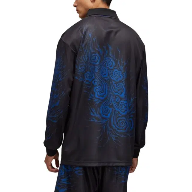 Y-3 x JFA SS24 Long Sleeve Tee Blue