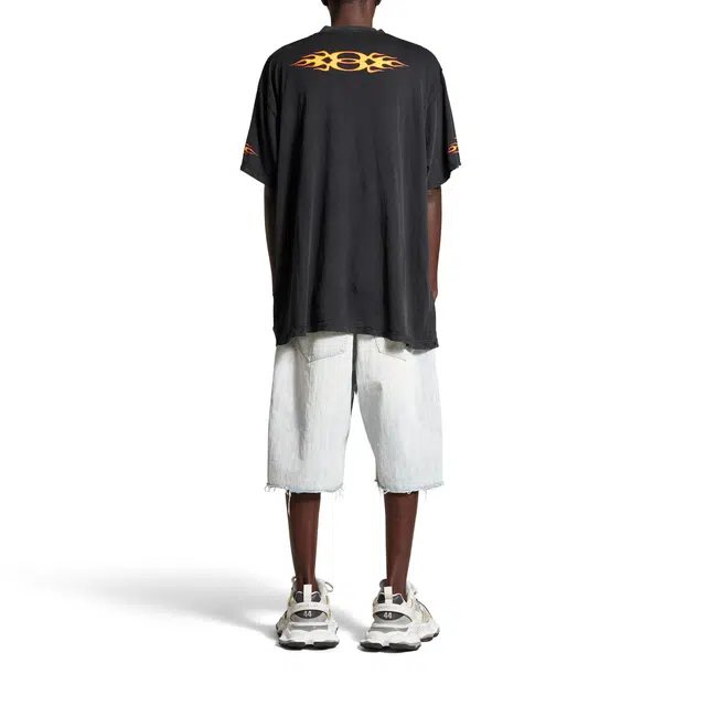 Balenciaga SS24 Flame Logo T-Shirt
