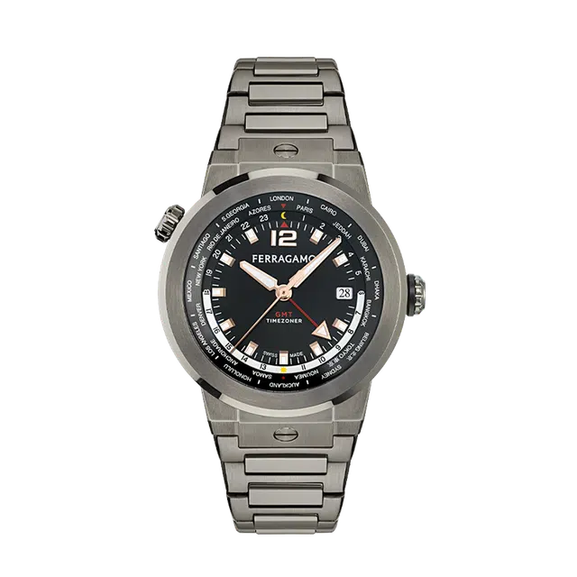 Ferragamo F-80 GMT Worldtime