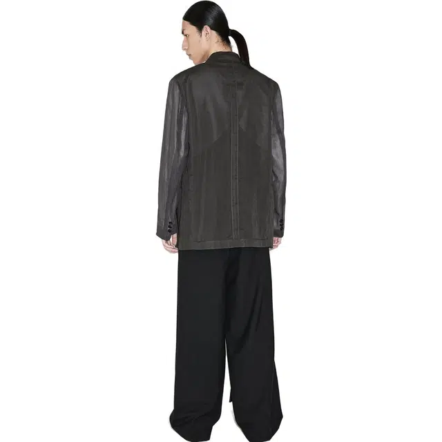 速写 纯色长袖西装外套 男款 碳灰色