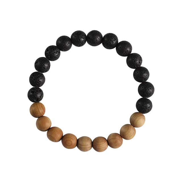 岁月静好 新中式国潮复古民族风创意个性 琉璃 玉石手串 男女同款情侣款