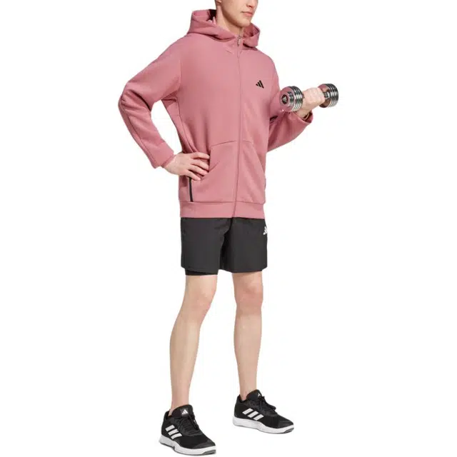 adidas AEROREADY FW24 TRAINING FULL-ZIP TRACK JACKET logo