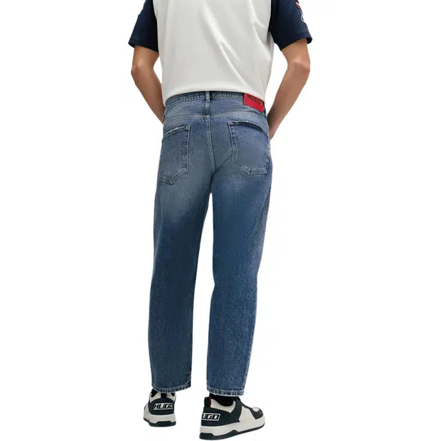 HUGO BOSS Stretch Denim Baggy Jeans