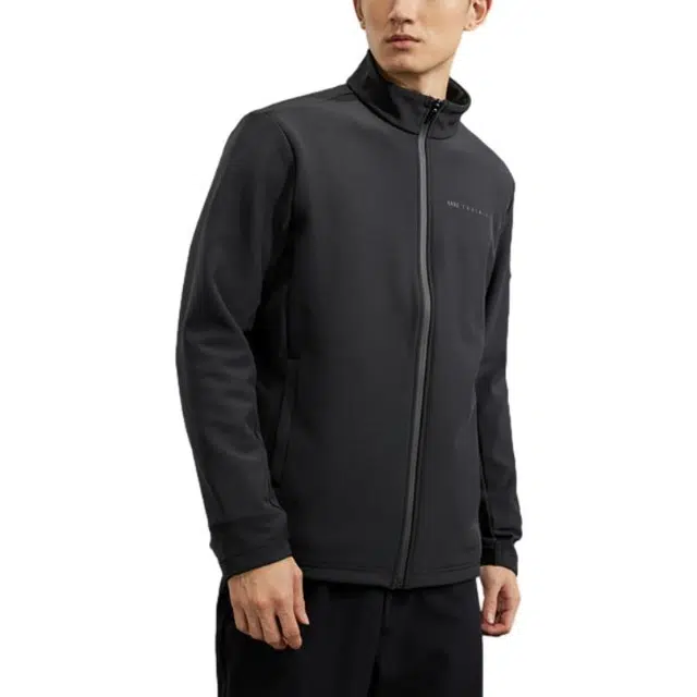 特步 加绒立领保暖训练夹克 男款