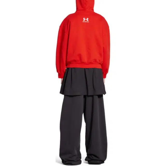 Balenciaga x Under Armour SS25 Logo Hoodie Red