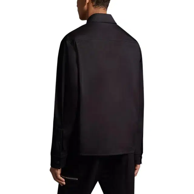 Moncler Gabardine Zip-Up Shirt