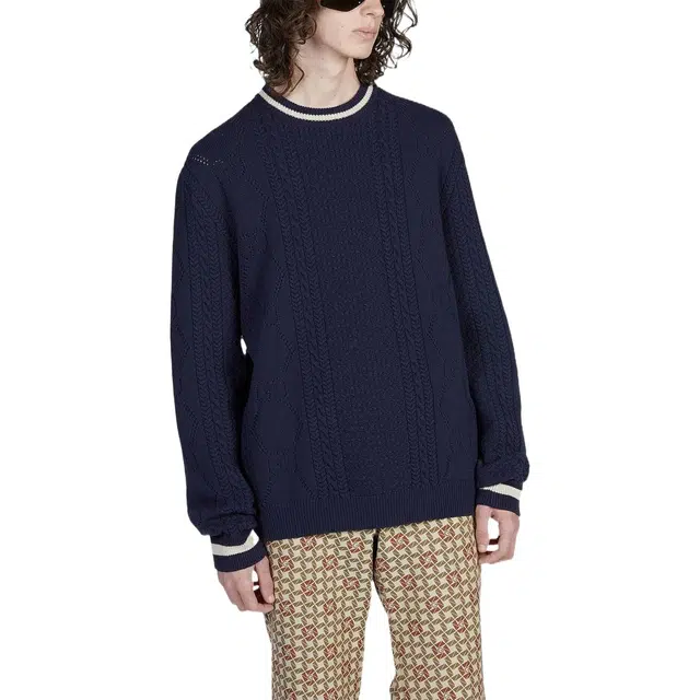 Gucci FW22 Wool Sweater Navy