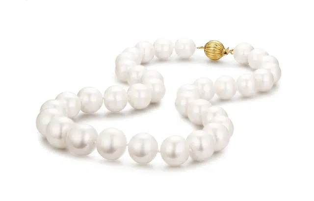 佐卡伊 大颗纯色全珠锁骨链 淡水珍珠 项链 女款