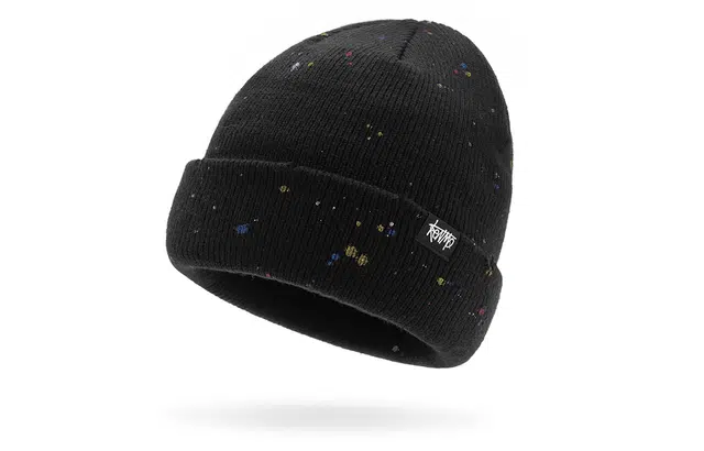 肯默 泼墨针织精致织唛毛线 腈纶 绒线帽 男女同款情侣款