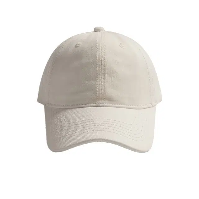 木林森 纯色韩版春秋大头围 棉 鸭舌帽 男女同款情侣款