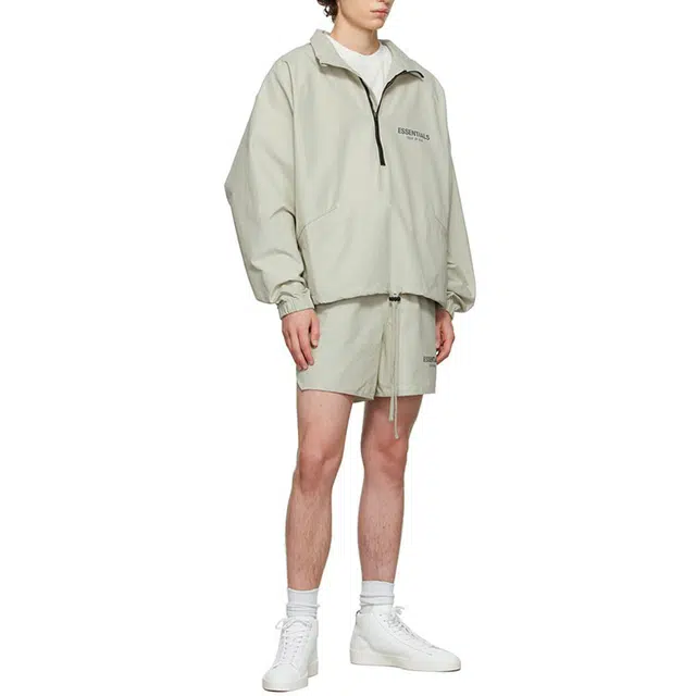 Fear of God Essentials Volley Shorts Green/Concrete