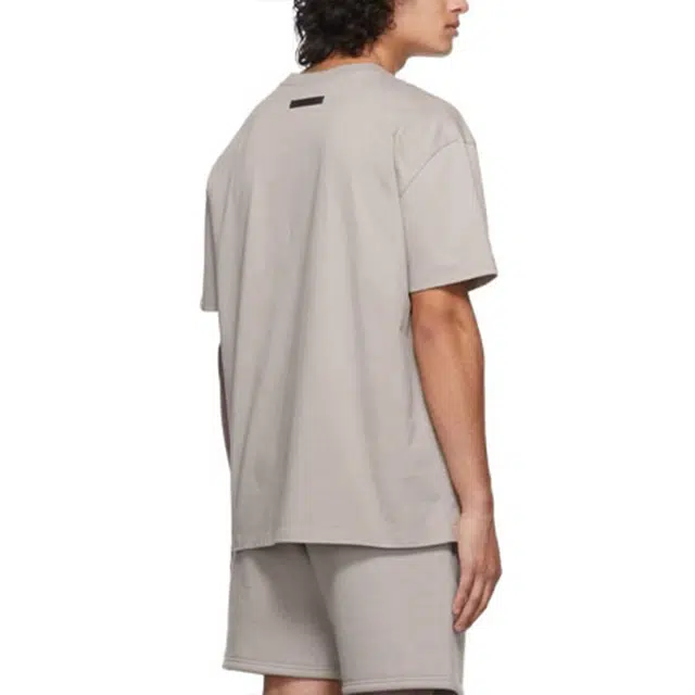 Fear of God Essentials FW21 Ss Tee StringTan LogoT