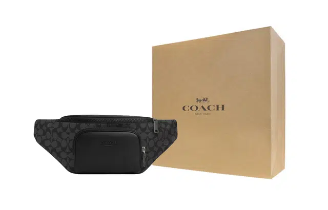 COACH Belt 41 Carbon Grey