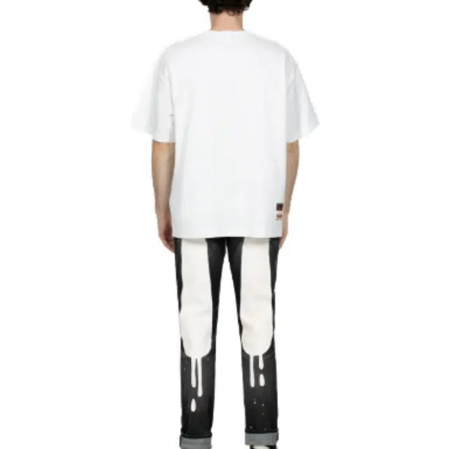 EVISU Slogan And Poster Print Loose Fit T-Shirt LogoT