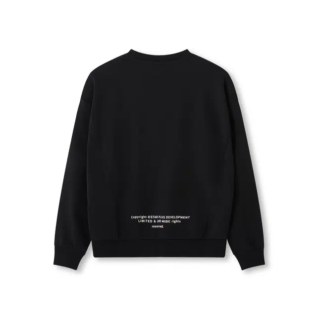 周同学 周杰伦 基础款百搭经典简约落肩宽松休闲舒适圆领套头卫衣 男女同款 黑色