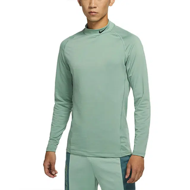 Nike Training Slim Fit Long Sleeve Smoke Jade
