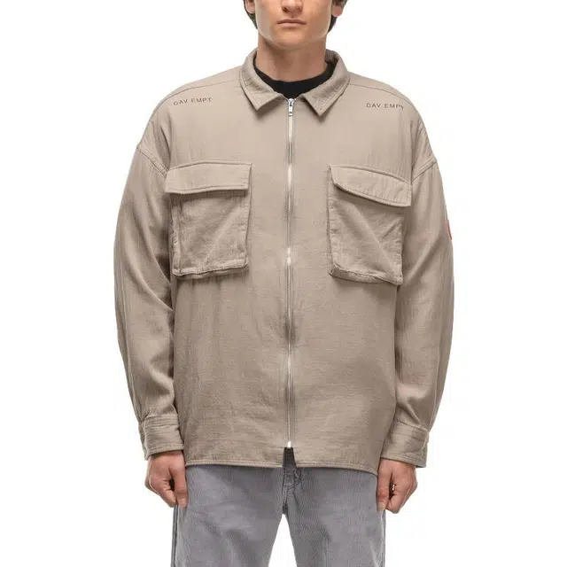 Cav Empt Cw Zip Shirt Jacket Grey