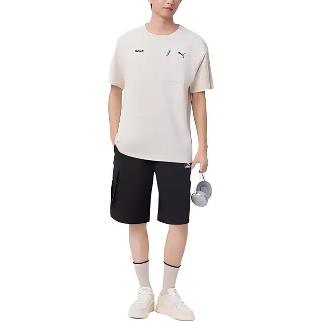 PUMA DESERT ROAD TEE logoT