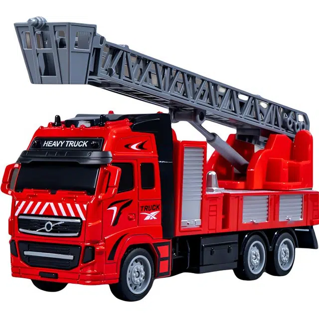 乐乐鱼 合金大号 可喷水消防车 玩具