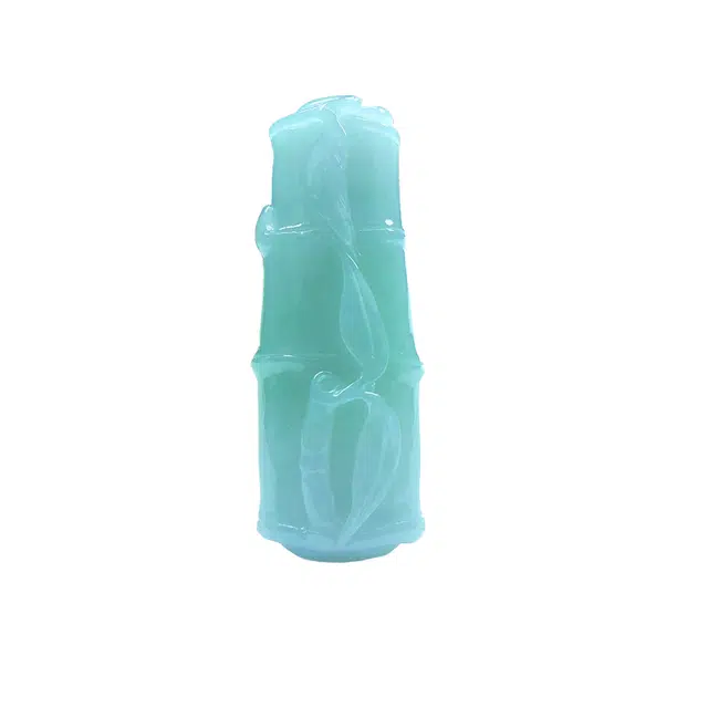 菲燕 正品节节高竹节步步高升玉竹子 糯种 翡翠吊坠 男女同款情侣款
