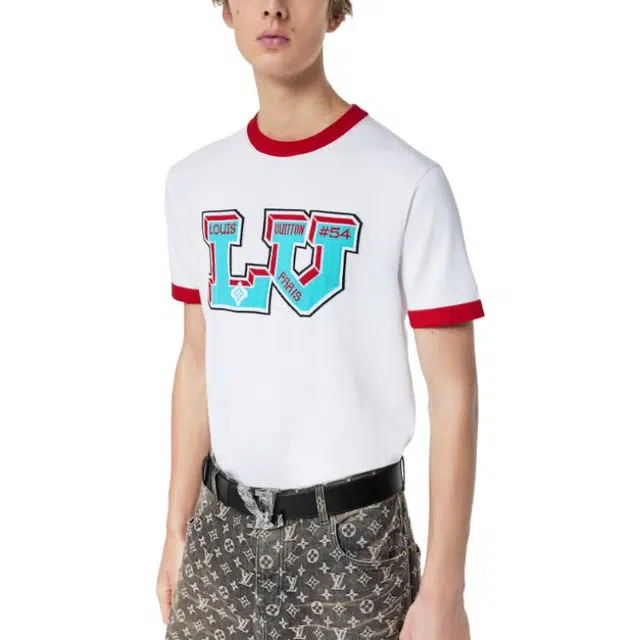 LOUIS VUITTON FW22 Lvknit LogoT