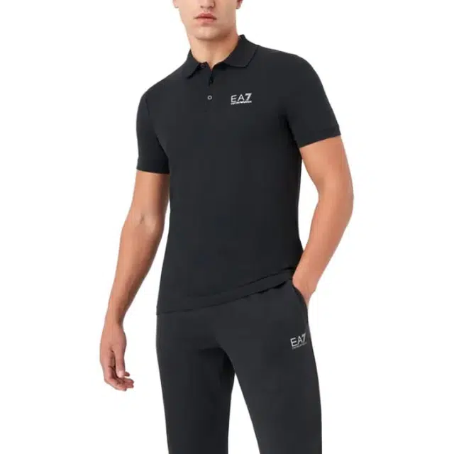 EMPORIO ARMANI SS23 Core Identity Stretch Cotton Polo Shirt PoloPolo