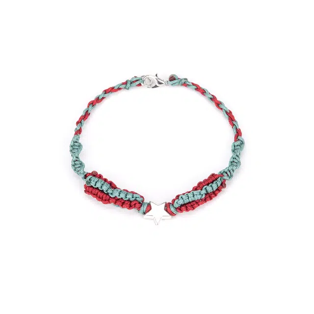 聆听花开 新中式新国风有星星编织手绳 藏式民族风文艺优雅高颜值小众设计高级感时尚气质百搭编绳 绳 手链 女款