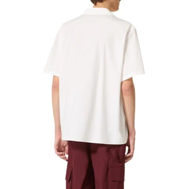 Valentino V Detail Cotton Bowling Shirt
