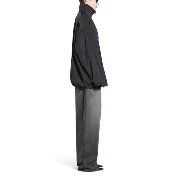 Balenciaga FW23 Zip-Up Jacket In Black