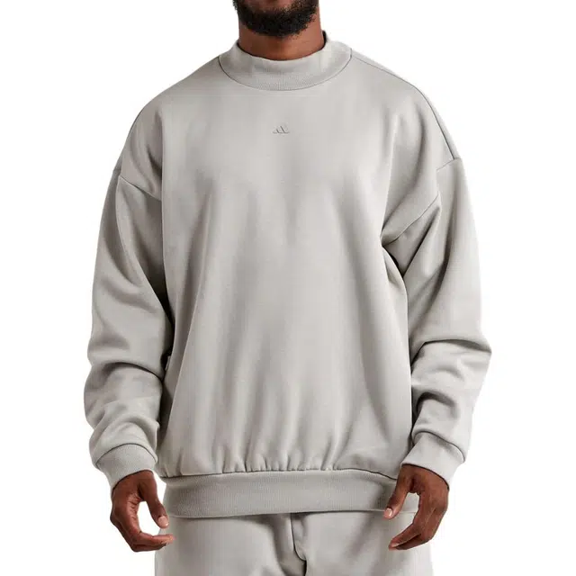 adidas originals Basketball Chapter 1sweat Crewmetal Grey Logo