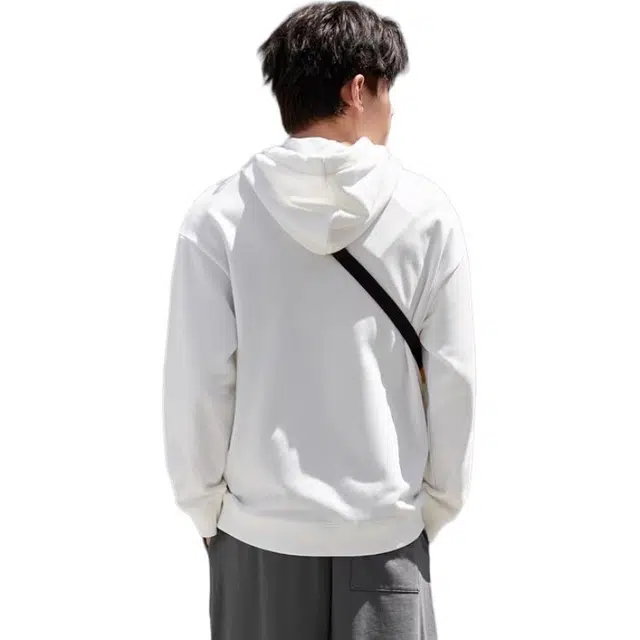 森马 长袖连帽套头宽松卫衣 男款