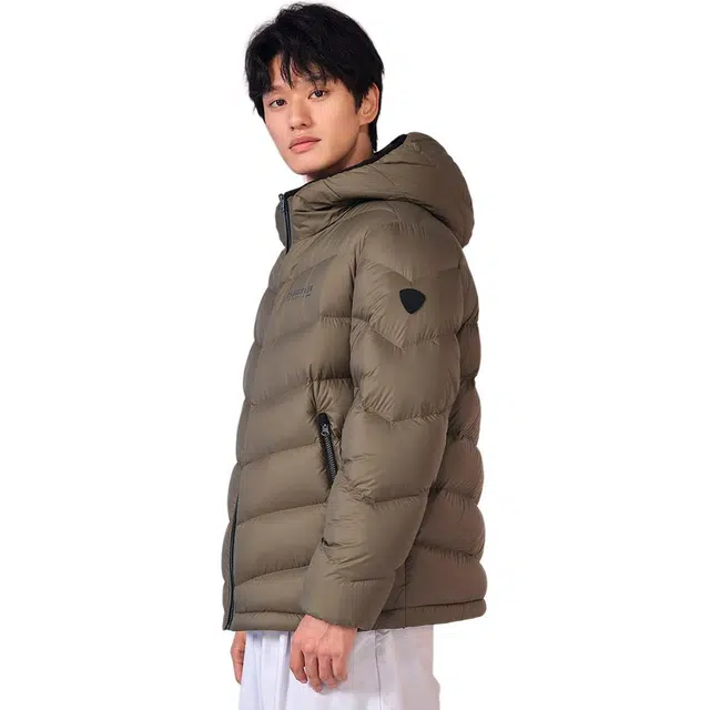 坦博尔 连帽纯色舒适百搭羽绒服 男款