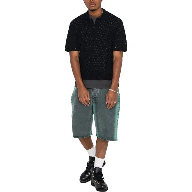 Stussy Big Mesh Polo Sweater