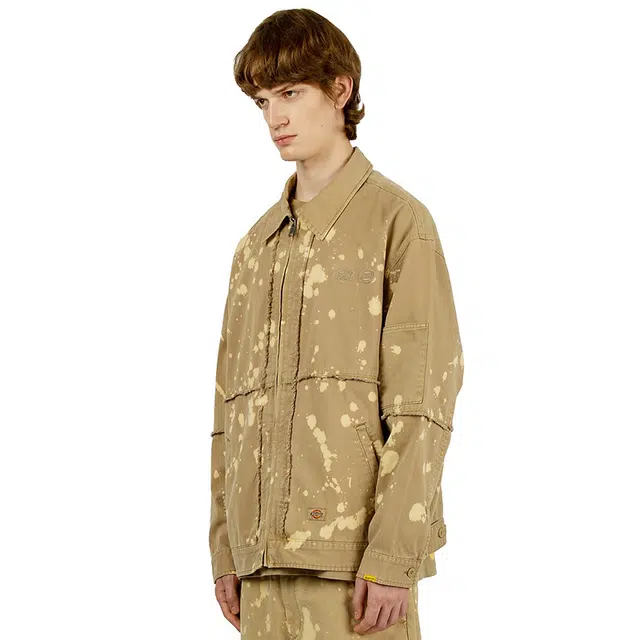 Dickies x Randomevent Paint Splatter Jacket Sand