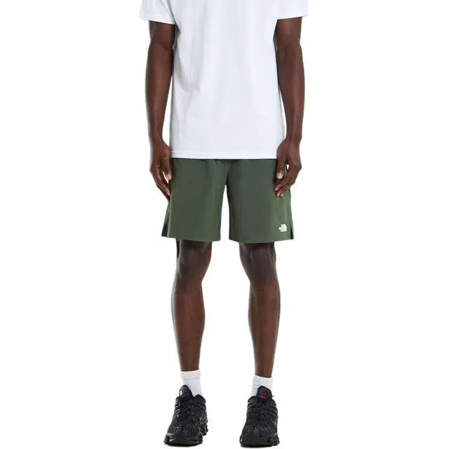 THE NORTH FACE Wander Shorts Thyme Green logo
