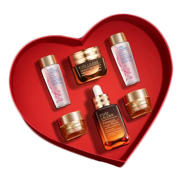 雅诗兰黛 小棕瓶眼霜精华护肤套装 舒缓紧致保湿修护