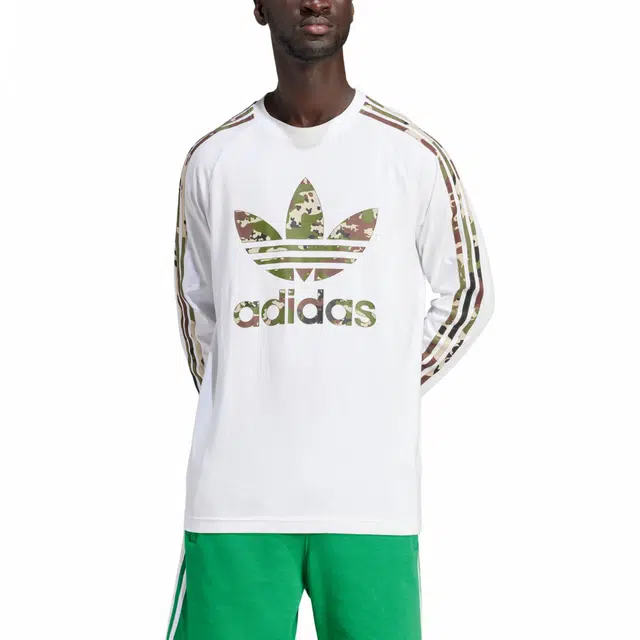 adidas Camo Trefoil Long Sleeve Tee LogoT